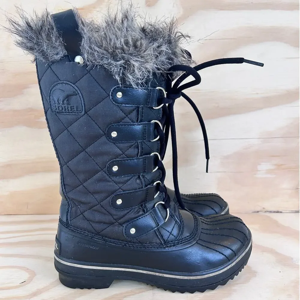 Sorel - Tofino II Lace Up - Winter Boots - Black - Women's - 6 - LL1846-011